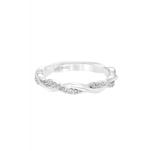 Art Carved Wedding Band 31-V659W-L