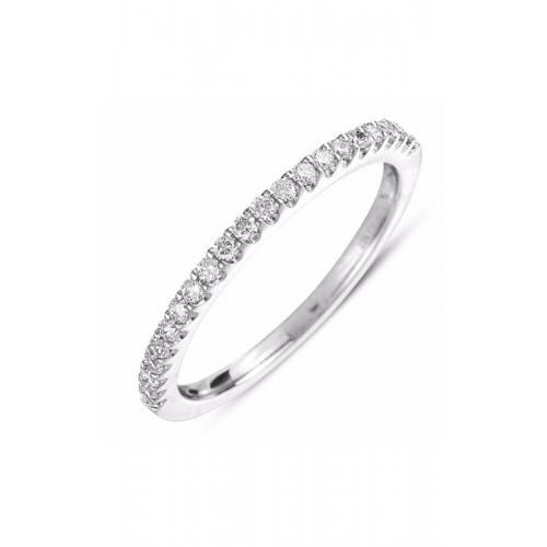 S Kashi & Sons Prong Set Wedding Band EN7313-BWG
