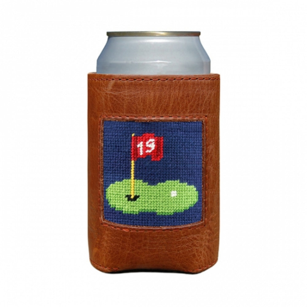 Smathers & Branson 19th Hole Needlepoint Can Cooler