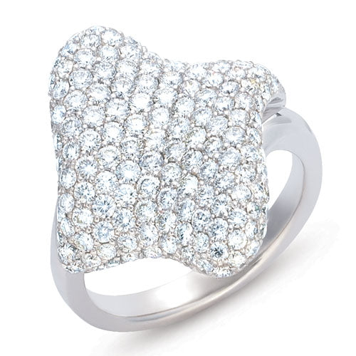 2.15 ctw. WHITE GOLD DIAMOND M.PAVE RING D3939WG