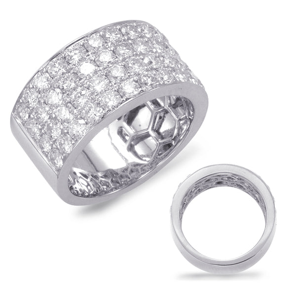 2.19 ctw. WHITE GOLD DIAMOND BAND D4390-3WG