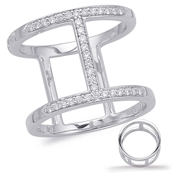 0.24 ctw. WHITE GOLD DIAMOND FASHION RING D4596WG