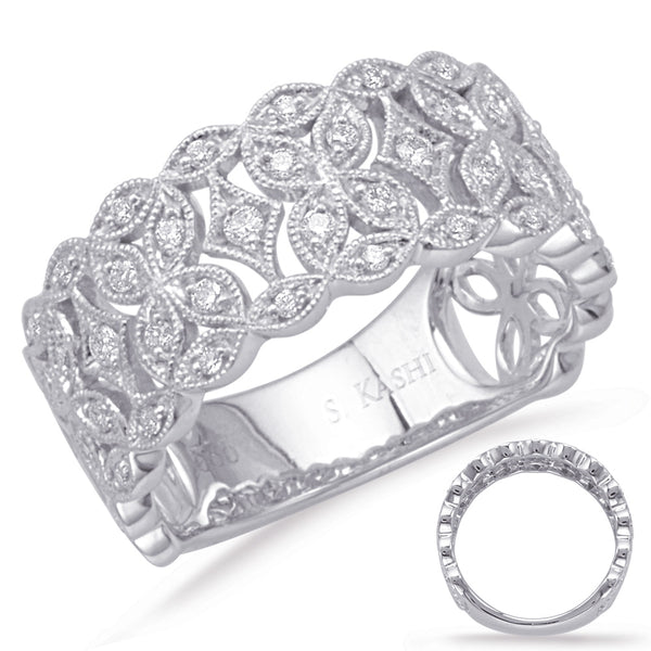 0.28 ctw. WHITE GOLD DIAMOND FASHION RING D4647WG