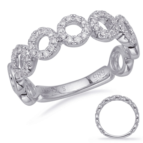 0.24 ctw. WHITE GOLD DIAMOND FASHION RING D4682WG