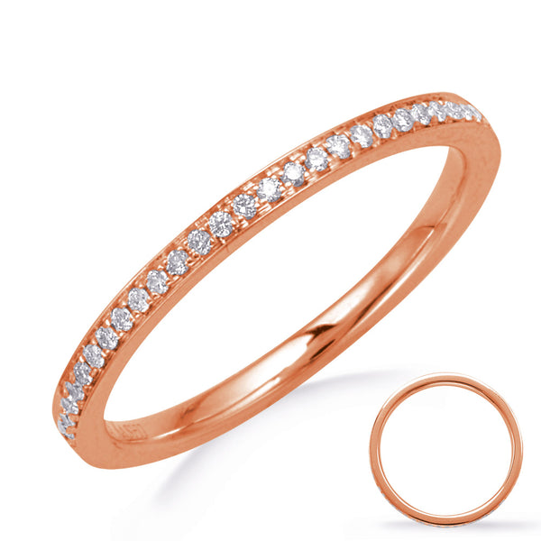 0.22 ctw. ROSE GOLD DIAMOND ETERNITY RING D4757-6.5RG