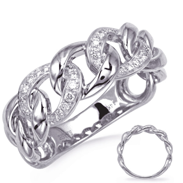 0.19 ctw. WHITE GOLD DIAMOND RING D4798WG