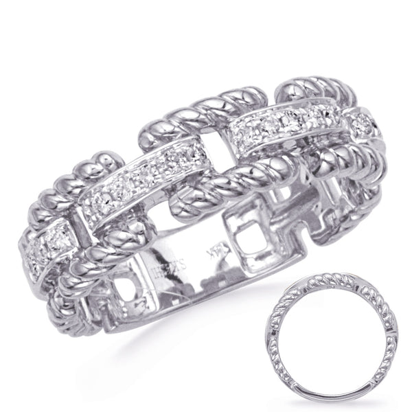 0.21 ctw. WHITE GOLD DIAMOND RING D4818WG