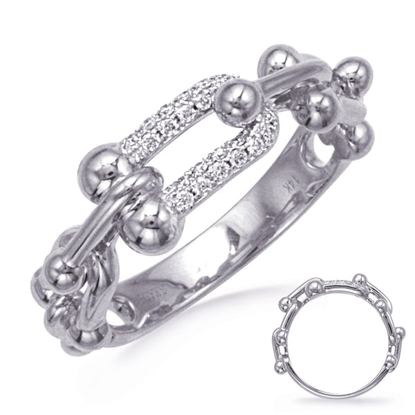0.13 ctw. WHITE GOLD DIAMOND RING D4819WG
