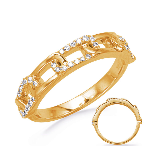 0.22 ctw. YELLOW GOLD DIAMOND RING D4848YG
