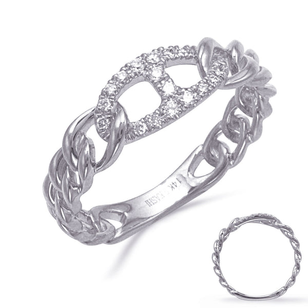 0.17 ctw. WHITE GOLD DIAMOND RING D4874WG