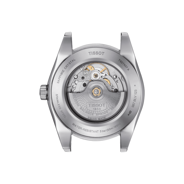 Tissot Gentleman Powermatic 80 Silicium Solid 18K Gold Bezel T927.407.46.041.00