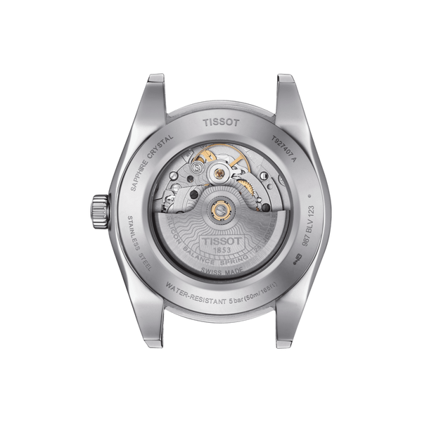 Tissot Gentleman Powermatic 80 Silicium Solid 18K Gold Bezel T927.407.46.041.01