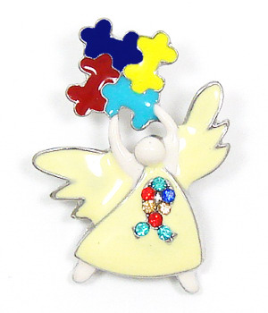 Autism Angel Pin