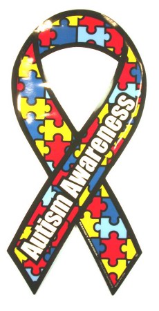 Autism Awareness Ribbon Magnet