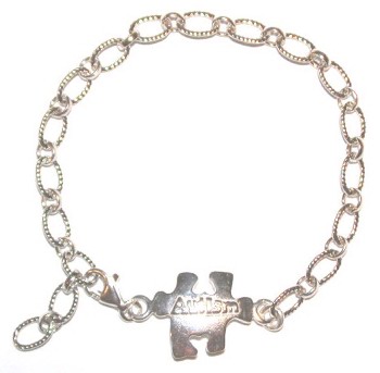 Adjustable Autism Puzzle Piece Bracelet
