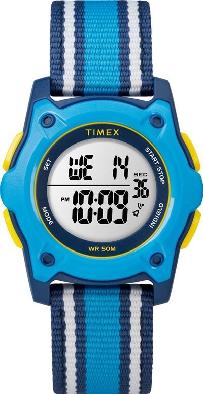 Boys Timex Time Machines 18mm Fabric Band Watch TW7C25900 TW7C259009J