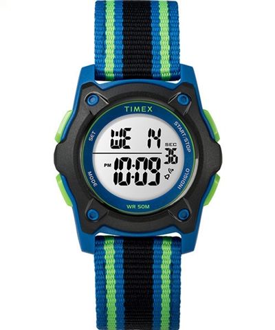 Boys Timex Time Machines 18mm Fabric Band Watch TW7C26000 TW7C260009J
