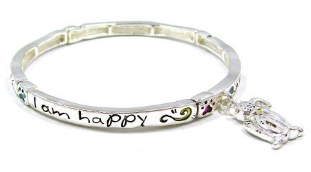 When The Cats Happy Stackable Bracelet