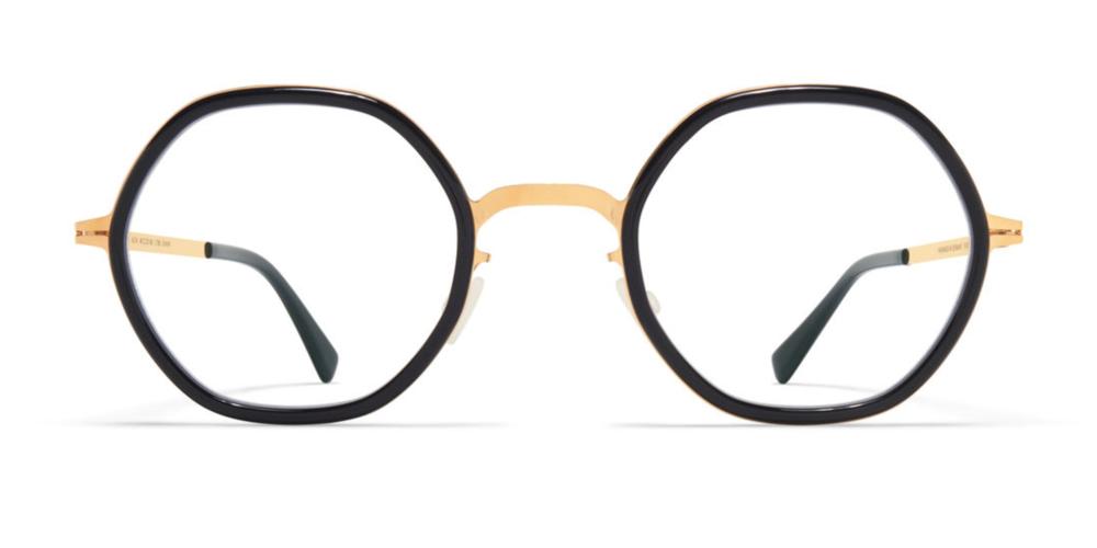 ALYA Black Geometric Eyeglasses
