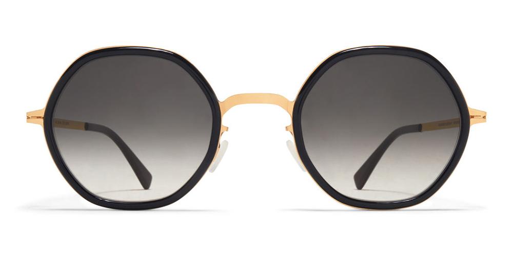 ALYA Gold Round Sunglasses