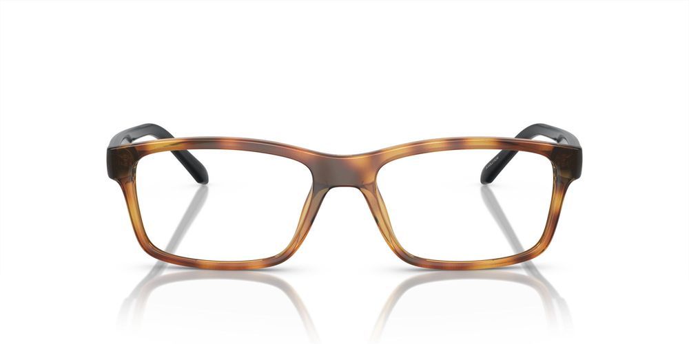 A-VOLUTION AN 7237U Havana Geometric Eyeglasses
