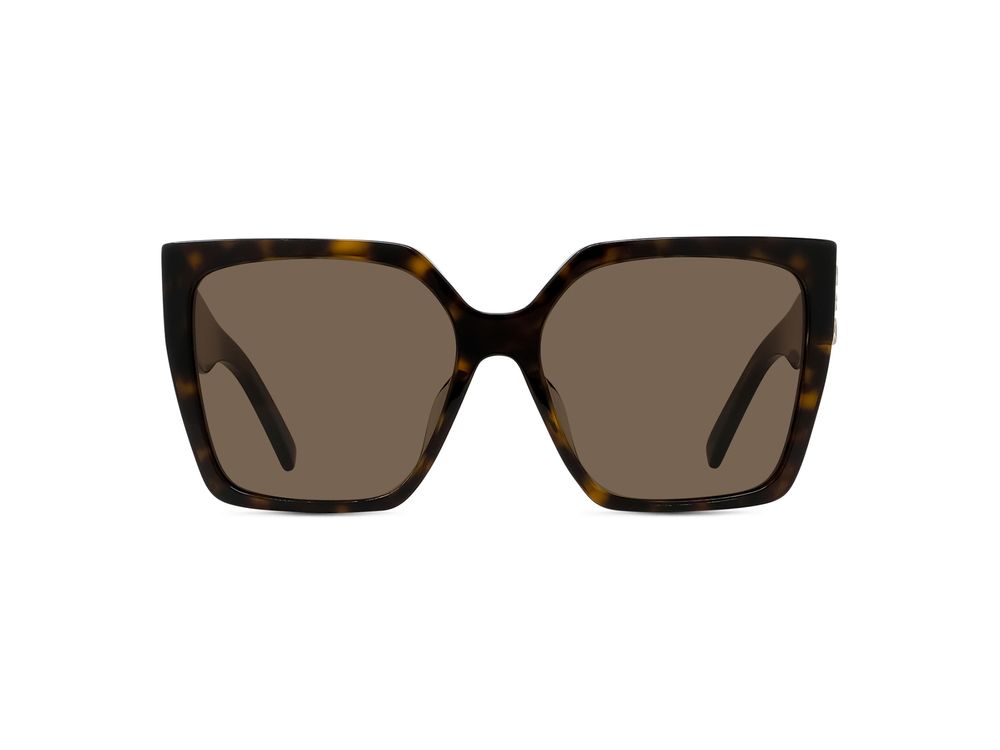 4G Havana Squared Sunglasses