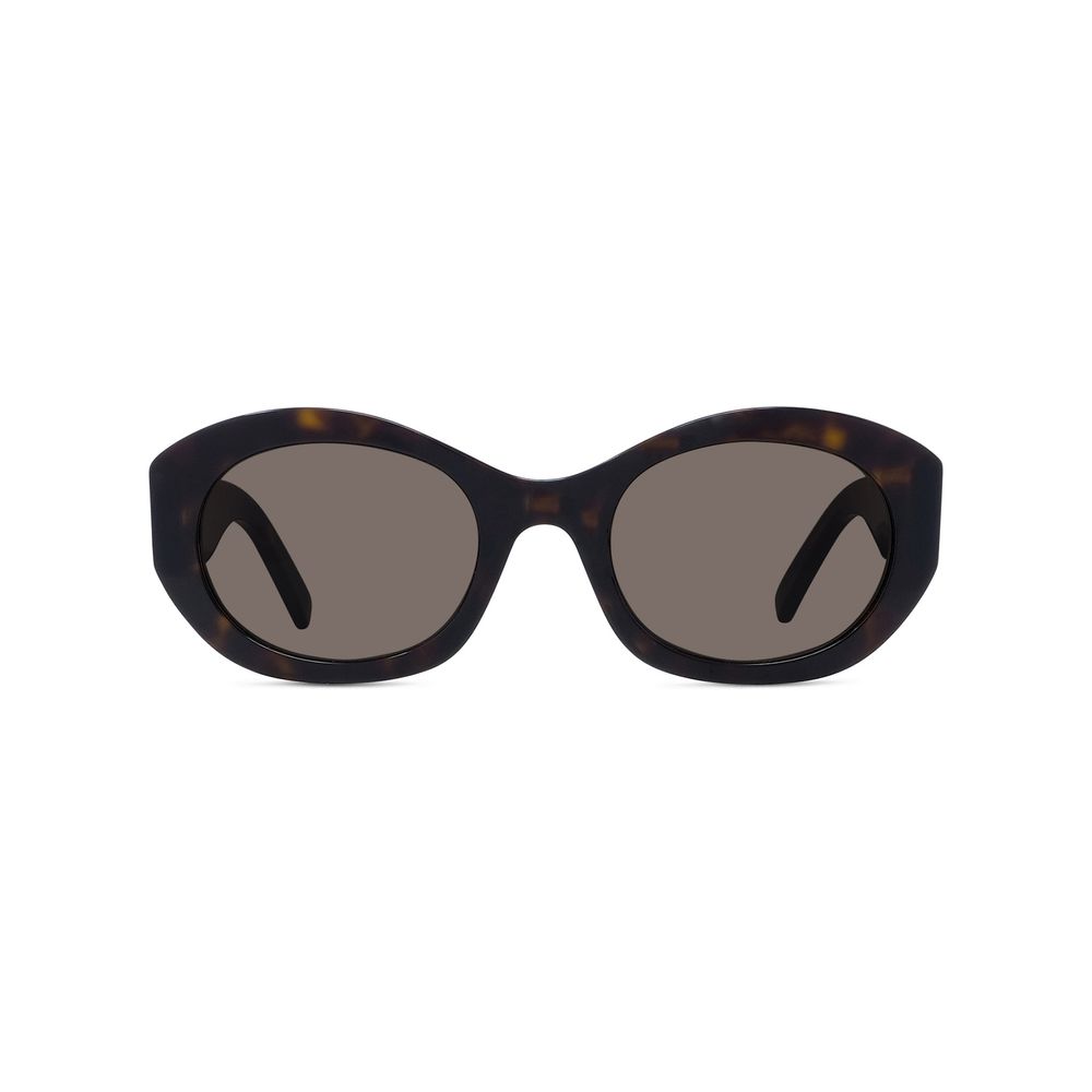 4G Havana Oval Sunglasses