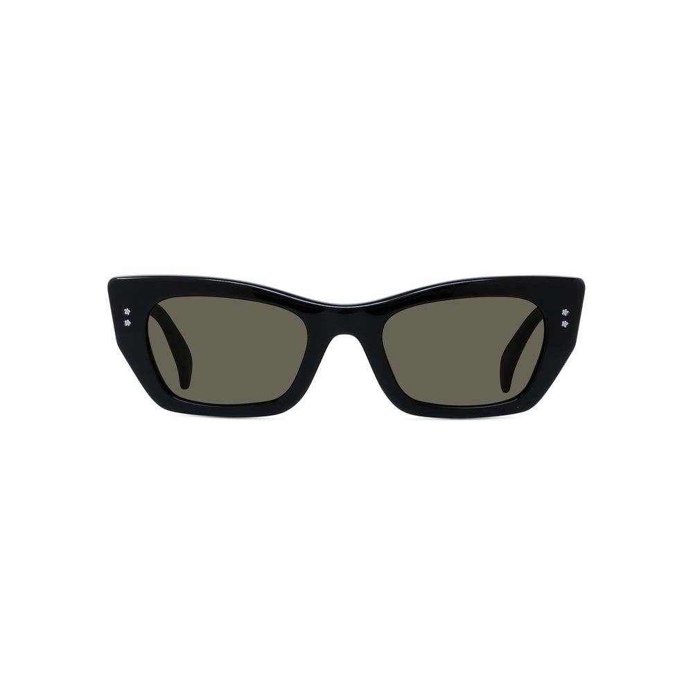 Boke Flower Black Geometric Sunglasses