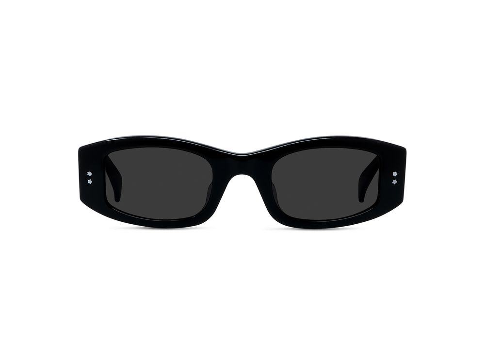 Boke Flower Black Rectangle Sunglasses