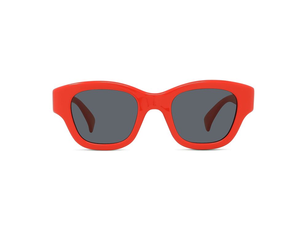 Boke Flower Red Geometric Sunglasses