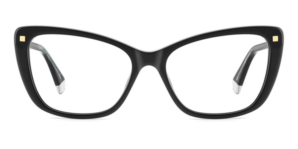 PLD D542 Black Rectangle Eyeglasses