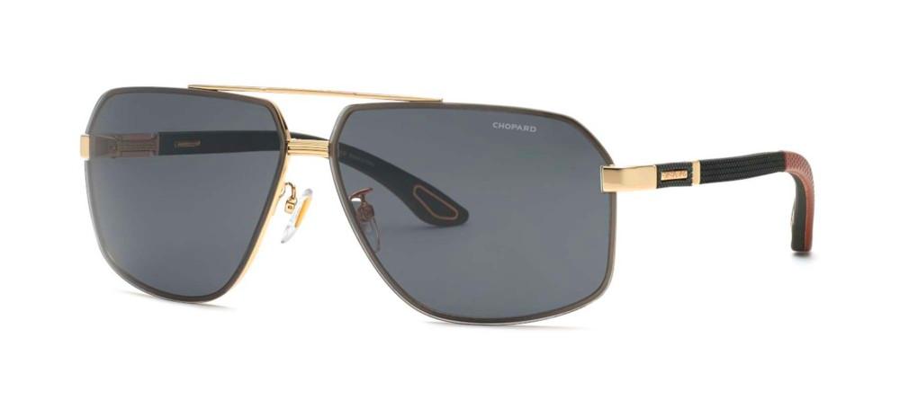 SCHG89V Rose Gold Geometric Sunglasses