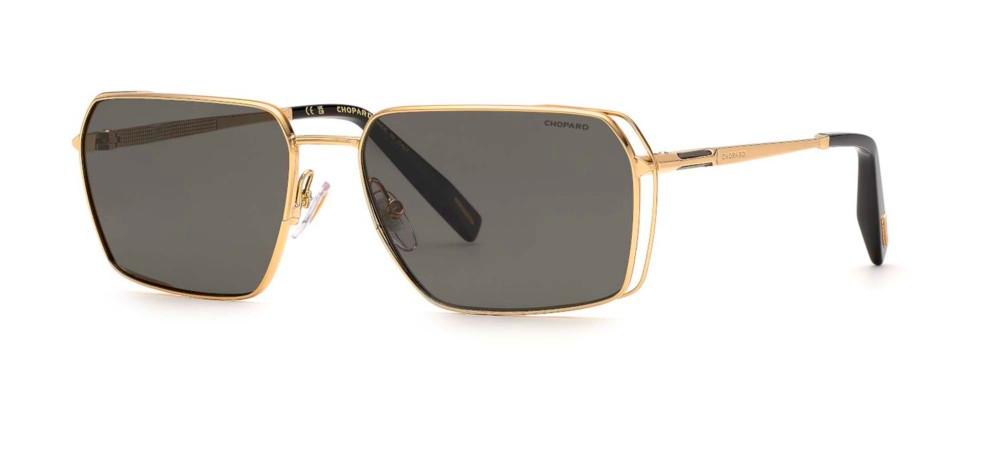 SCHG90 Rose Gold Geometric Sunglasses