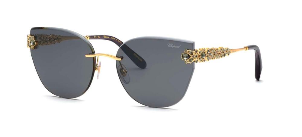 SCHL05S Gold Cat Eye Sunglasses