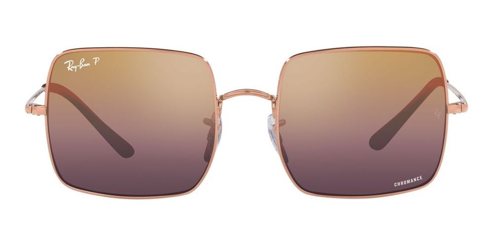 SQUARE RB 1971 Rose Gold Geometric Sunglasses