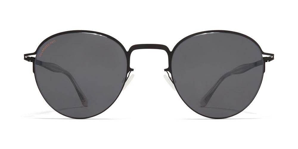TATE Black Round Sunglasses