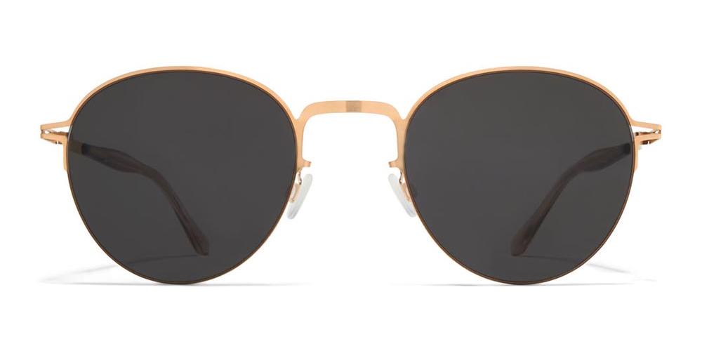 TATE Rose Gold Round Sunglasses