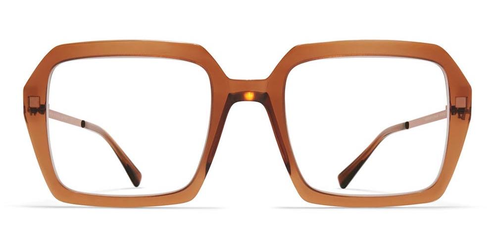 VANILLA Brown Oversize Eyeglasses