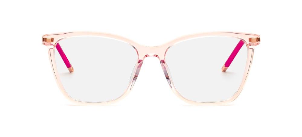 VCH349M Pink Geometric Eyeglasses