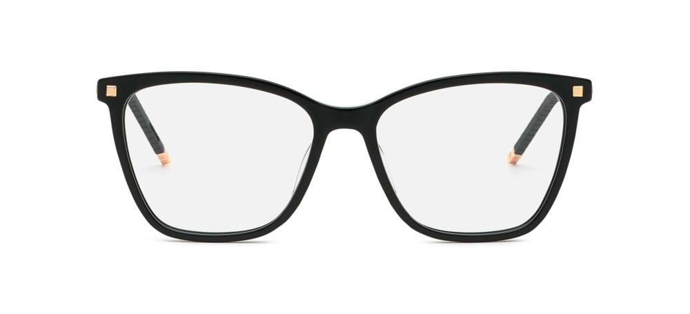 VCH349M Black Geometric Eyeglasses