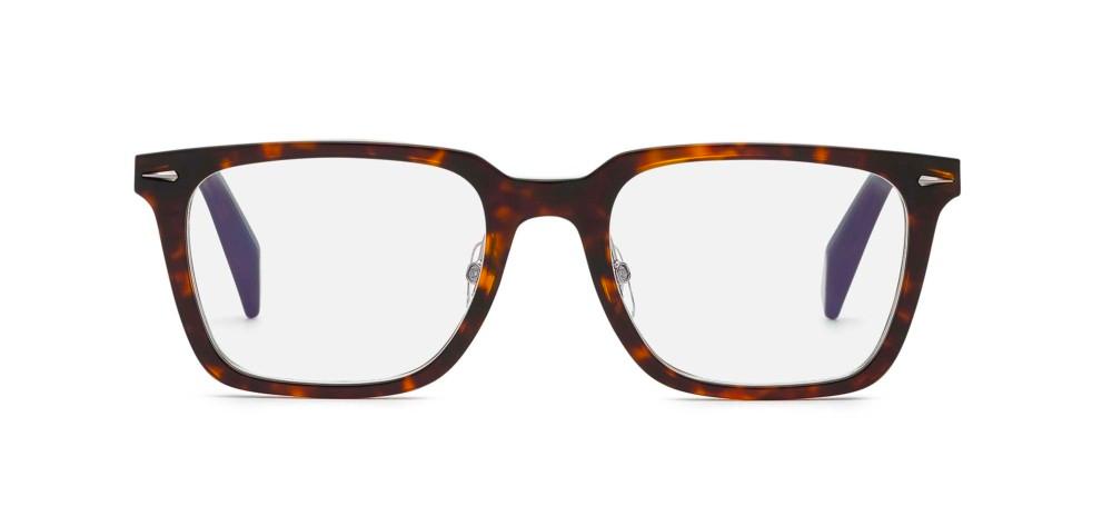 VCH352S Havana Geometric Eyeglasses