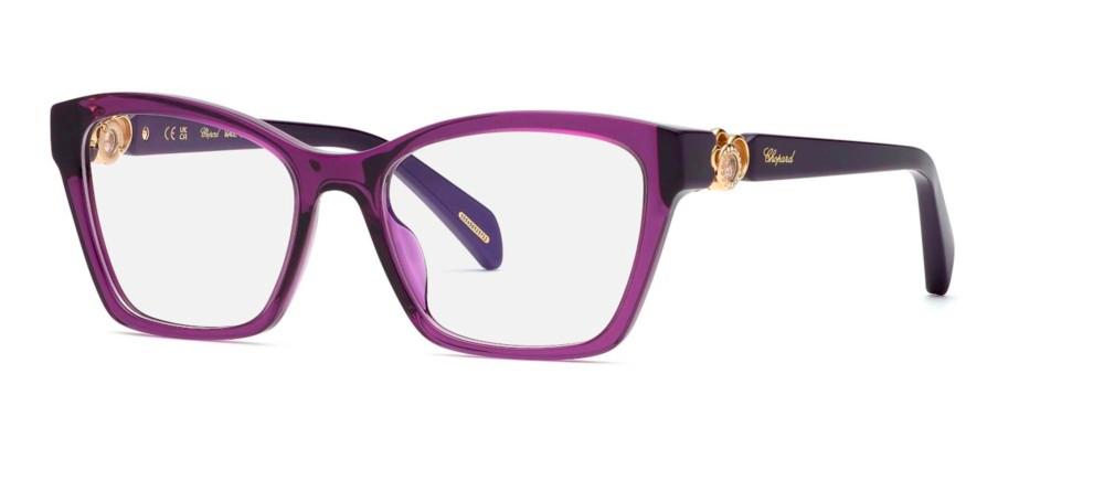 VCH355S Violet Geometric Eyeglasses