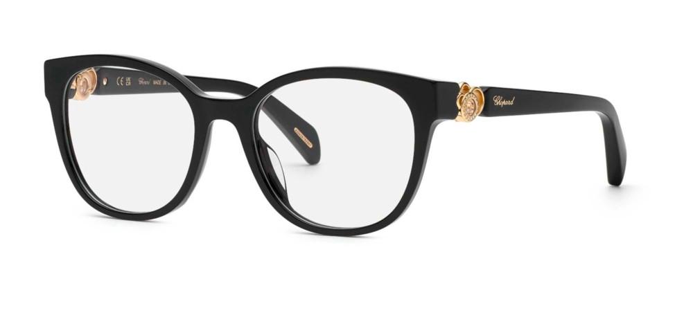 VCH356S Black Geometric Eyeglasses