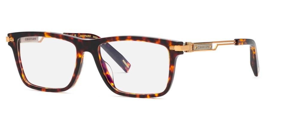 VCH357 Havana Geometric Eyeglasses