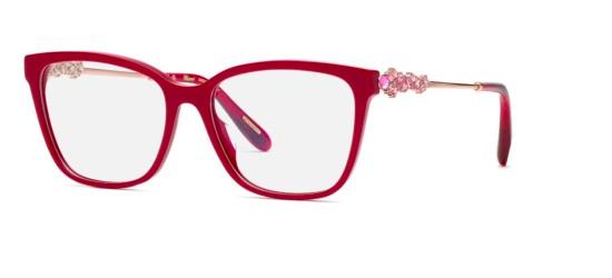 VCH361S Red Geometric Eyeglasses