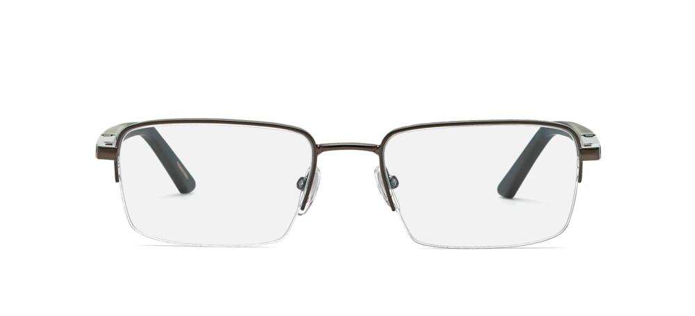 VCHG60 Ruthenium Geometric Eyeglasses