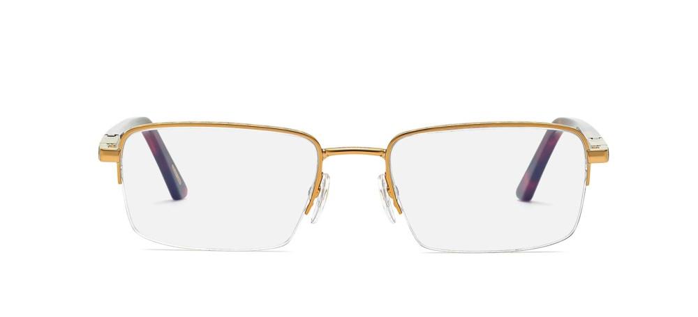VCHG60 Gold Geometric Eyeglasses