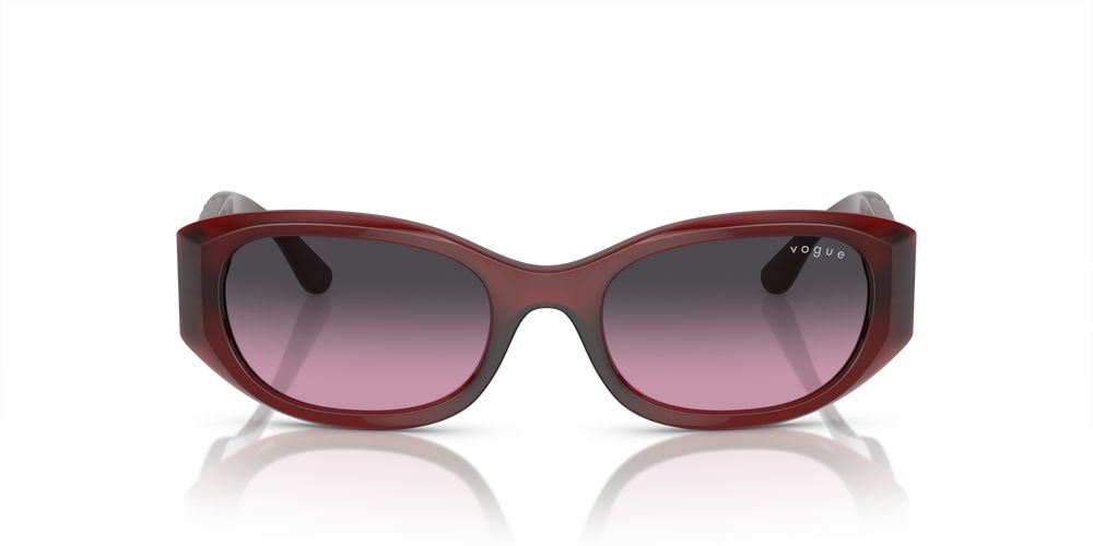 VO 5525S Red Geometric Sunglasses