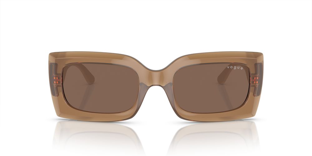VO 5526S Brown Geometric Sunglasses