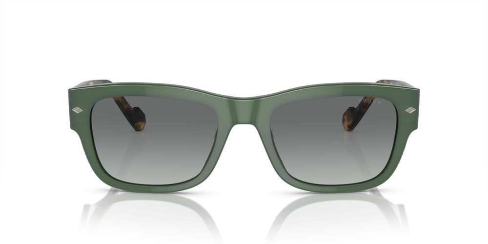 VO 5530S Green Geometric Sunglasses